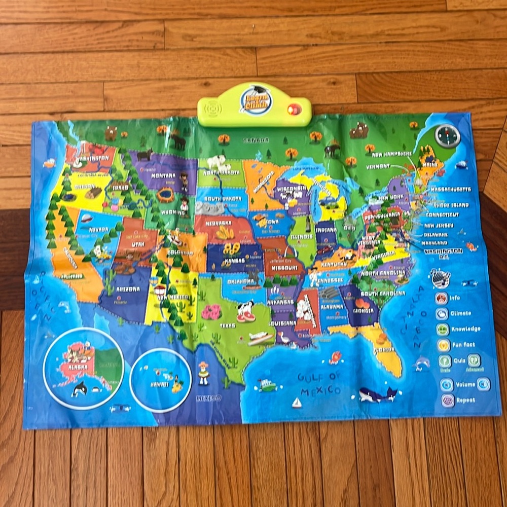 Interactive United States of America map